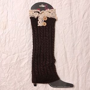 💙 4/$20 Knit Brown Leg Warmer 💙